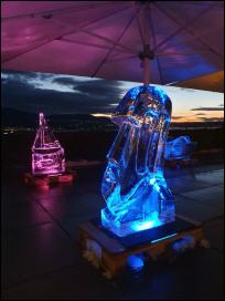 Eisschnitzen Weihnachtsanlass